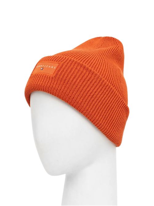 Cappello in maglia di cotone arancione Tommy Jeans | AM0AM13666SZZ